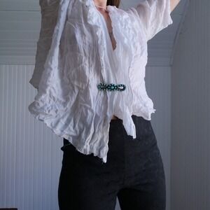 Y2K Rag & Bone black brocade cigarette‎ pants